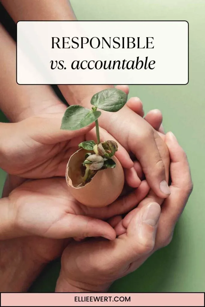 responsible vs. accountable pin