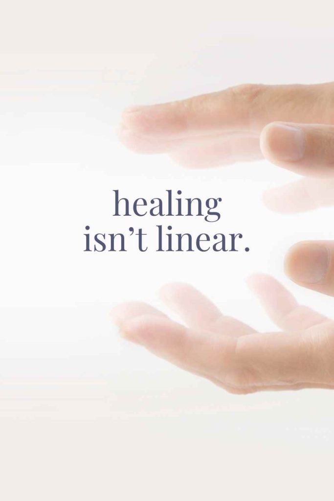 healing is not linear pin