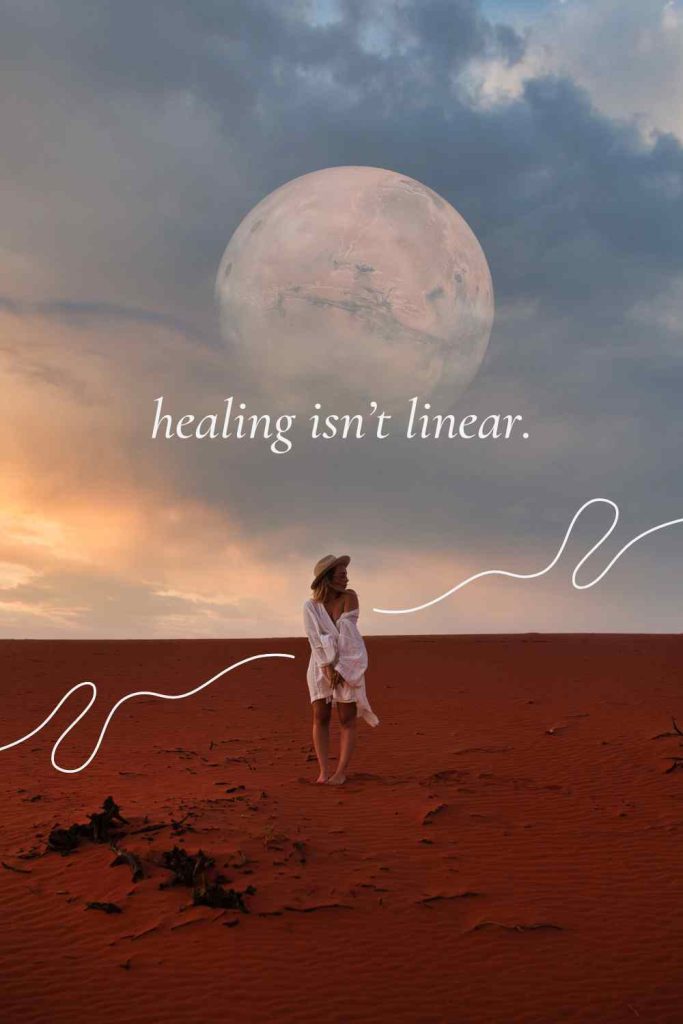 healing isn't linear pin