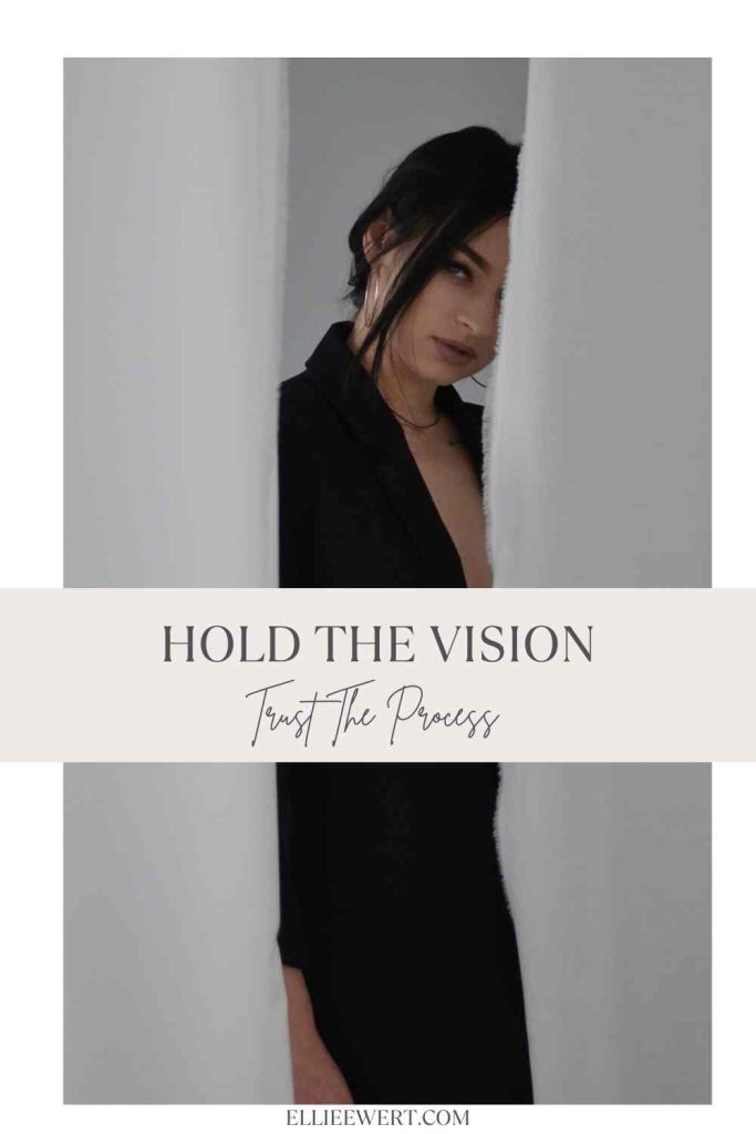 hold the vision trust the process pin