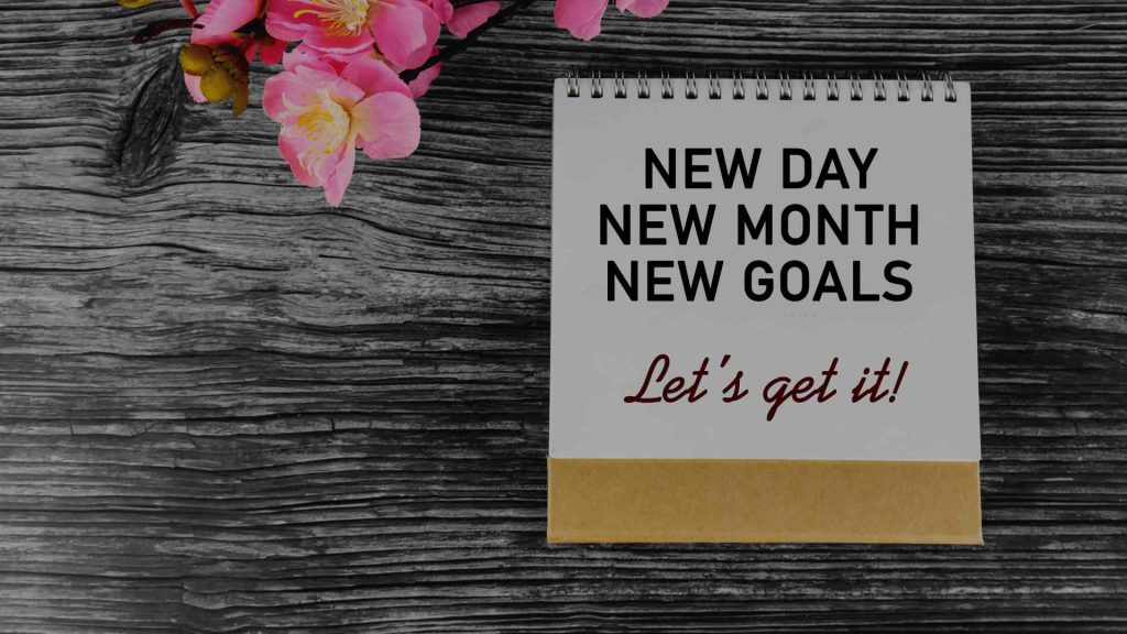 new month new goals