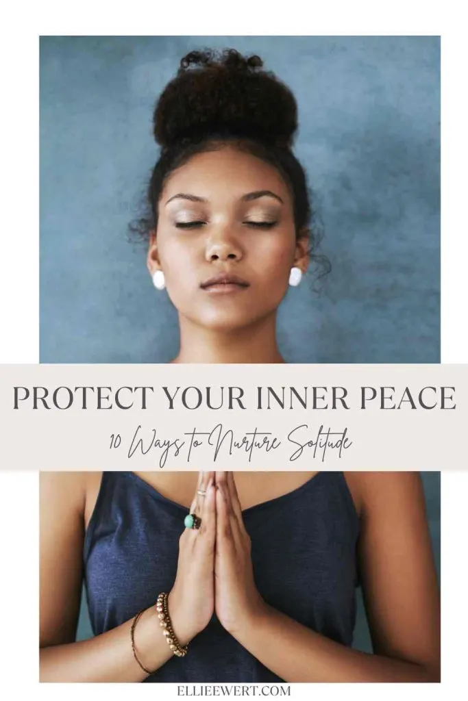 protect your inner peace pin