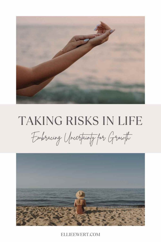 taking risks in life pin
