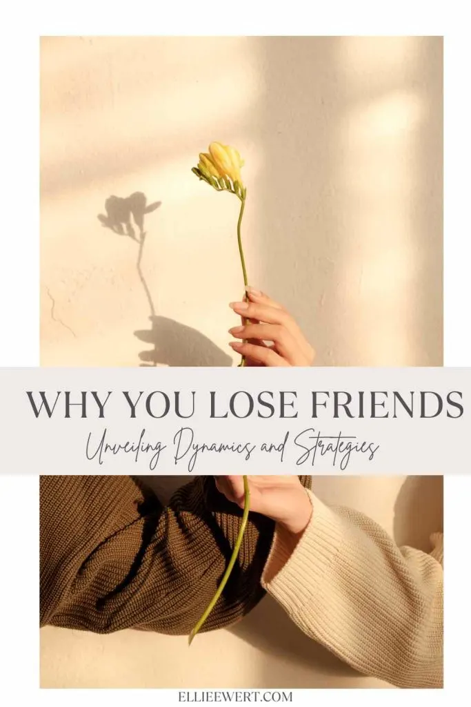 why you keep losing friends pin