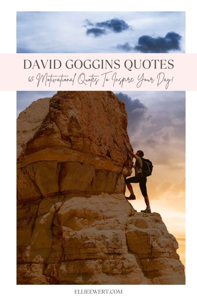 David Goggins quotes pin