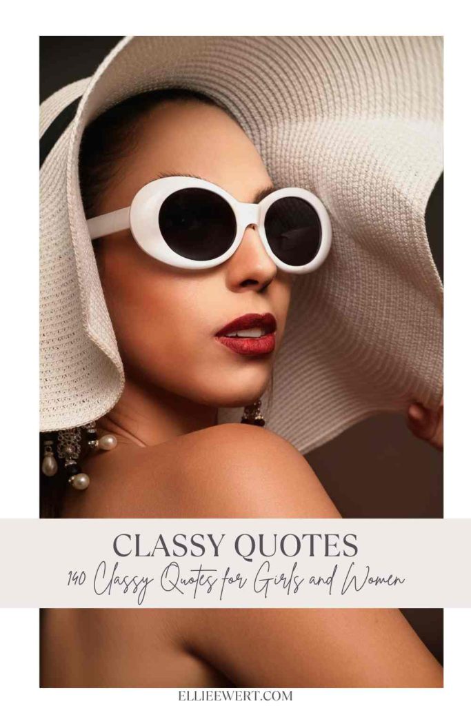 classy quotes for women pin