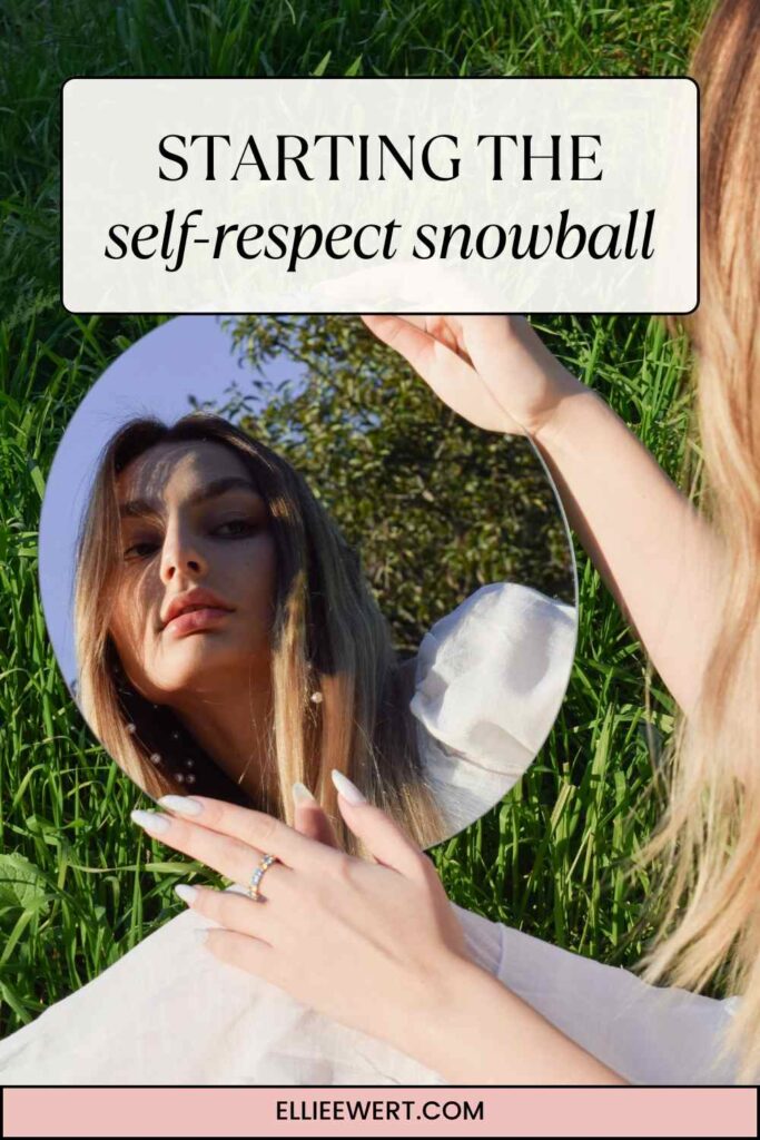 self-respect snowball pin